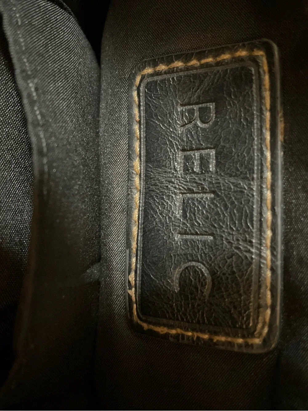 Relic Black Crossbody Bag with Logo Accent